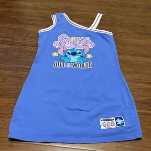 Disney Blue Stitch Casual Dress